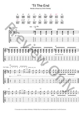 Til The End Guitar and Fretted sheet music cover